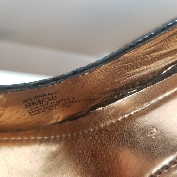 BCB Generation Women's Snake Skin Black Stiletto heels Sz 8M - Picture 8 of 8